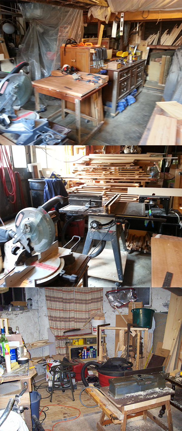 Blog Image from RandallsWoodWorks.com Organized Woodworking Shop